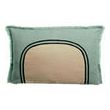 Laly bicolour cushion Opaline 40 X 65