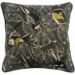 Cushion Zazu Chambray Olive 45 X 45