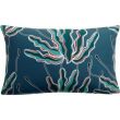 Cushion Alga Outdoor Printed Indigo 30 X 50