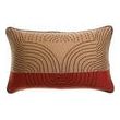 Cushion Etna Embroidered Sienne 30 X 50
