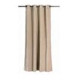 Fara plain curtain Latte 135 X 280