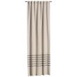 Zeff Eden Stonewashed Curtain Naturel 140 X 280