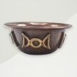 Traditional Copper Bowl Brown Moon Copper Finish 8x3