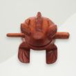 Eclectic Croaking Frog Brown Frog Wood 10.5x5