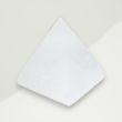 Modern Selenite Pyramid White Selenite 4.5x4