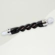 Eclectic Copper And Quartz Wand Brown Teakwood