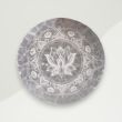 Eclectic Selenite Plate White Lotus Flower Selenite 10x9