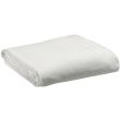 Fitted Sheet Stonewashed Zeff Blanc 140 X 190 X 30