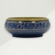 Eclectic Charcoal Incense Jar Blue Brass 3x7.7