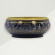 Eclectic Charcoal Incense Jar Blue Brass 3x7.7