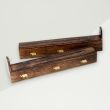 Eclectic Incense Holder Brown Elephant Mango Wood 29x4