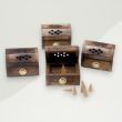 Eclectic Incense Holder Brown Elephant Wood 8x4