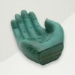 Eclectic Incense Holder Green Hand Concrete 14x5
