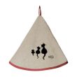 Round K-Towel 3 Chats Dubout Ficelle Diameter 60 Set of 6