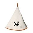 Round K-Towel W/Emb Balade Chats Dubout Ivoire Diameter 60 Set of 6