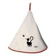 Round K-Towel Papillon Chats Dubout Ivoire Diameter 60 Set of 6