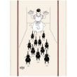 Kitchen Towel A Table Dubout Ecru 60 X 80 Set of 3