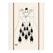 Kitchen Towel A Table Dubout Ecru 60 X 80 Set of 3