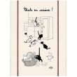 Kitchen Towel Chats En Cuisine Ecru 60 X 80 Set of 3
