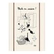 Kitchen Towel Chats En Cuisine Ecru 60 X 80 Set of 3