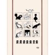 Kitchen Towel Print Chats Dubout Ecru 60 X 80 Set of 3