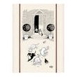 Kitchen Towel Print Dubout Petite Souris Ecru 60 X 80 Set of 3