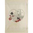 Kitchen Towel Chats Coeur Beige 50 X 70 Set of 6