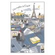 Kitchen Towel Toits De Paris Ecru 48 X 72 Set of 3