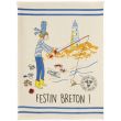 Kitchen Towel Festin Breton Ecru 50 X 70 Set of 6