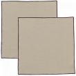 Napkin Recycled Grace Ficelle 40 X 40 Set of 10