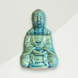 Eclectic Oil Burner Teal Buddha Ceramic 8x8.4