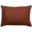 Pillow Case Stonewashed Zeff Caramel 50 X 75 Set of 2