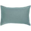 Pillow Case Stonewashed Zeff Vert De Gris 50 X 75 Set of 2