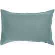 Pillow Case Stonewashed Zeff Vert De Gris 50 X 75 Set of 2