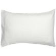 Pillow Case Stonewashed Zeff Blanc 50 X 75 Set of 2