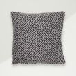 Set of 2 Modern Pillow Cover Black