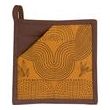 Recycled Etna 2 in 1 potholder Ambre 20 X 20 Set of 2