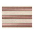 Placemat Sina Naturel/Rouge 33 X 45 Set of 6