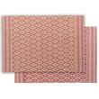 Placemat Kadra Naturel/Rouge 33 X 45 Set of 6