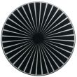 Felt Placemat Raini Noir/Argent Diameter 40 Set of 6