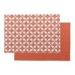 Placemat Fatou Recycled With Coating Rouge 33 X 48 Set of 6