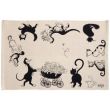 Rug Dubout Multi Chats Ecru 60 X 90