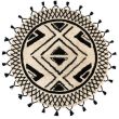 Rug Sami Ombre Diameter 160