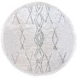 Rug Crimble Ivoire/Charbon Diameter 160