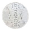 Rug Crimble Ivoire/Charbon Diameter 160