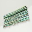 Eclectic Rag Rug Green Cotton 150x90