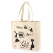 Dubout Multicats shopping bag ecru 40 X 36 X 16