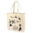 Dubout Multicats shopping bag ecru 40 X 36 X 16