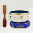 Eclectic Singing Bowl White Yoga Brass 14x6.4
