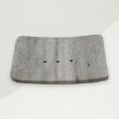 Modern Soap Dish Grey Marble 11.5x9.4